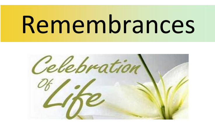 Remembrances